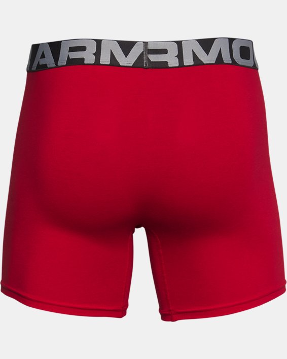 男士Charged Cotton® 6英寸Boxerjocks®內褲–3條裝, Red, pdpMainDesktop image number 4